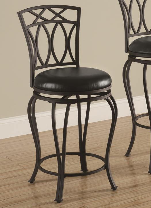 Coaster Furniture Dining Chairs and Bar Stools 122059 24" Elegant Metal